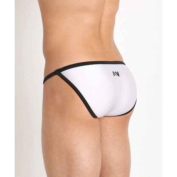 N2N BODYWEAR DAREDEVIL SWIM BIKINI WHITE - SMALL - Picture 2 of 4